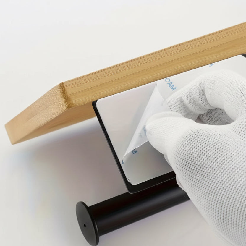 Toilettenpapier-Halterung - Holzoptik