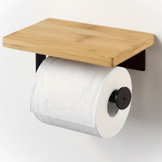 Toilettenpapier-Halterung - Holzoptik
